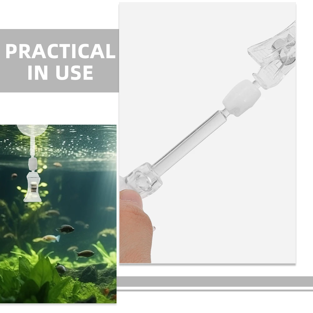 

3 Pcs Feed Clip Aquarium Sucker Clips Fish Tank Supplies Suction Cup Clamp Baby