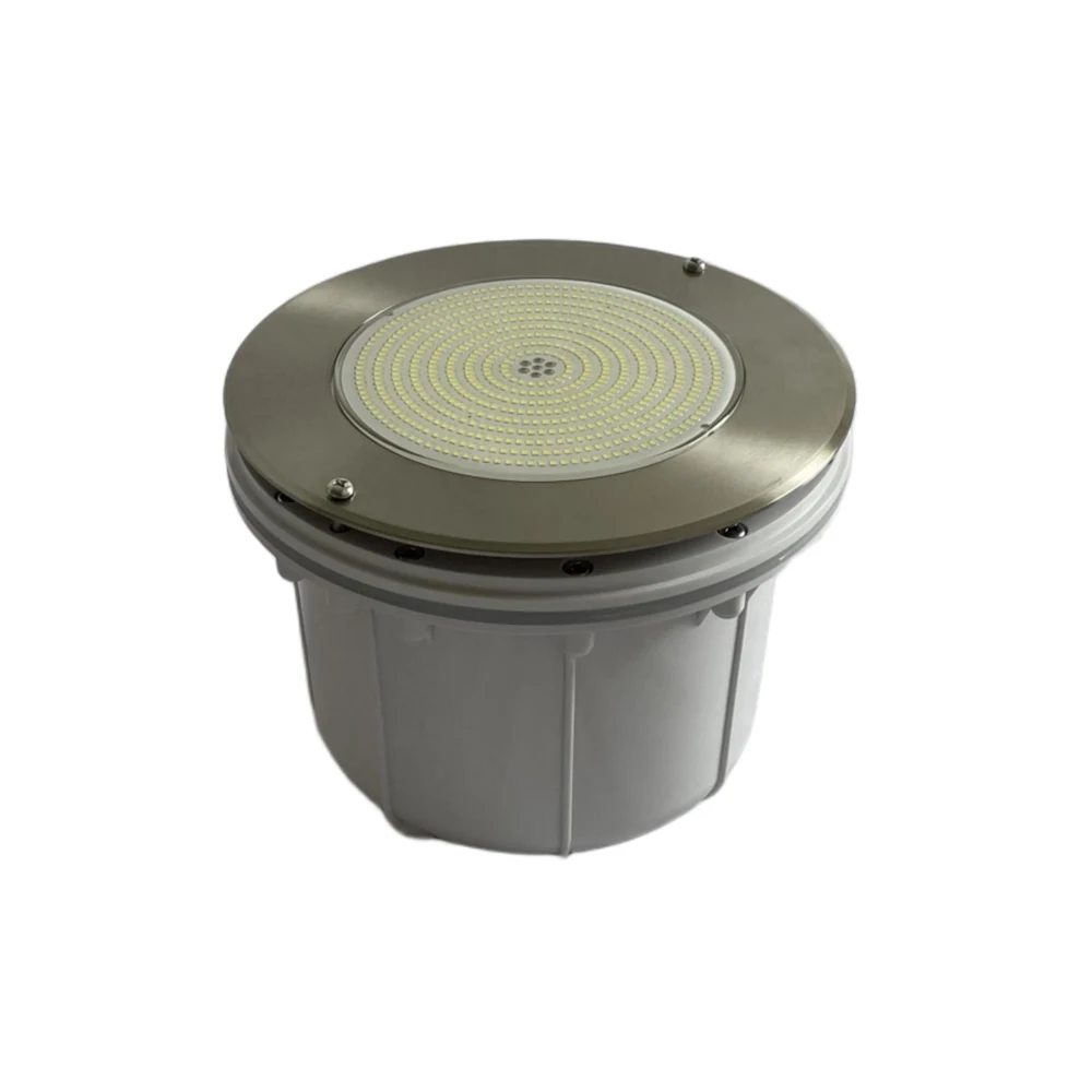 Resin Filled IP68 Waterproof Pool Light with 316 Stainless Steel Niche 18W 30W 42W AC12V RGB Sync Switch on/off Cold White