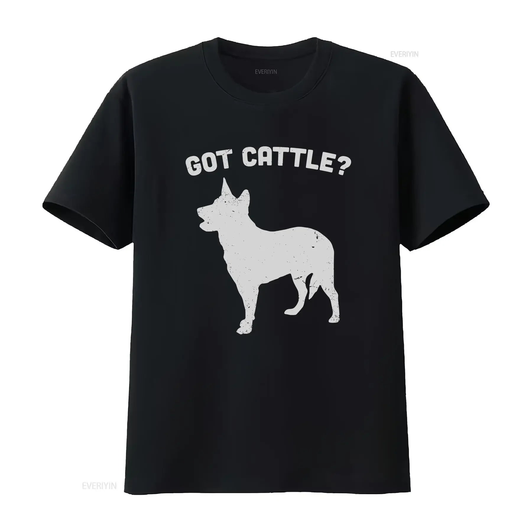 Blue Heeler T Shirt Got Cattle Dog Farmer Apparel Australian ACD vintage Washed streetwear graphic fashion Versatile Unisex
