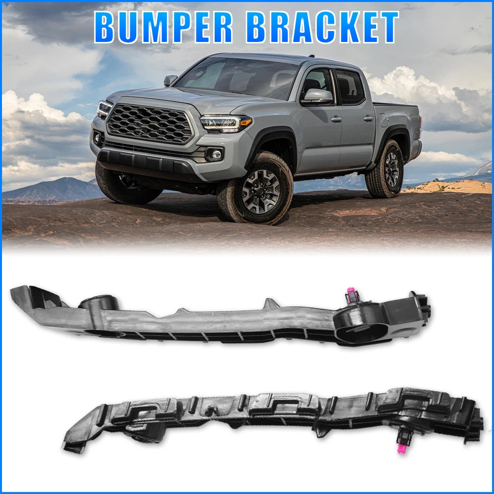 

Pair Front Bumper Retainer Mounting Brackets Set For Toyota Tacoma 2016-2021 Car Accessories