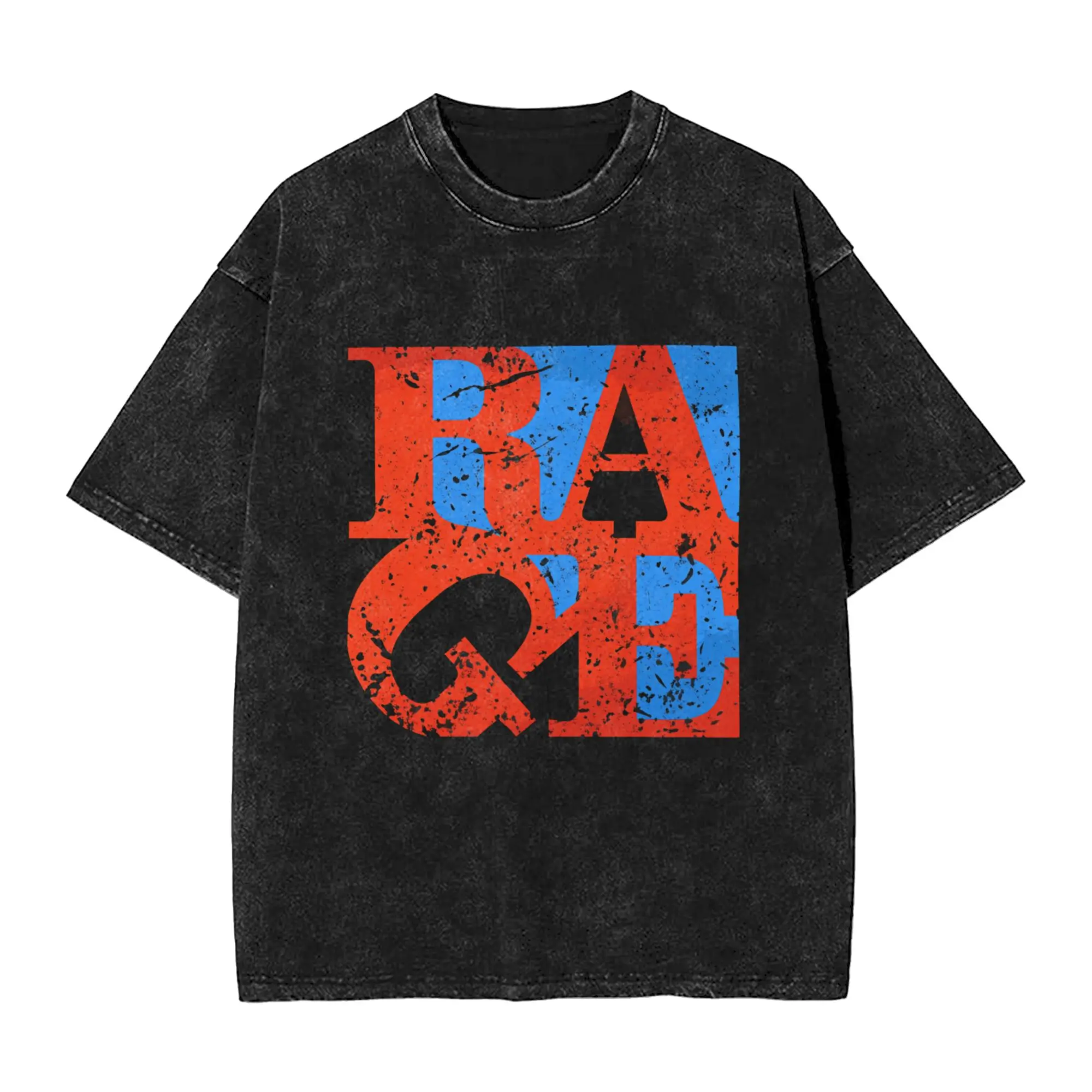 Rage Against Machine  T-Shirts Men  Novelty Pure Cotton Tees Round Neck Short Sleeve T Shirt Unique Clothing