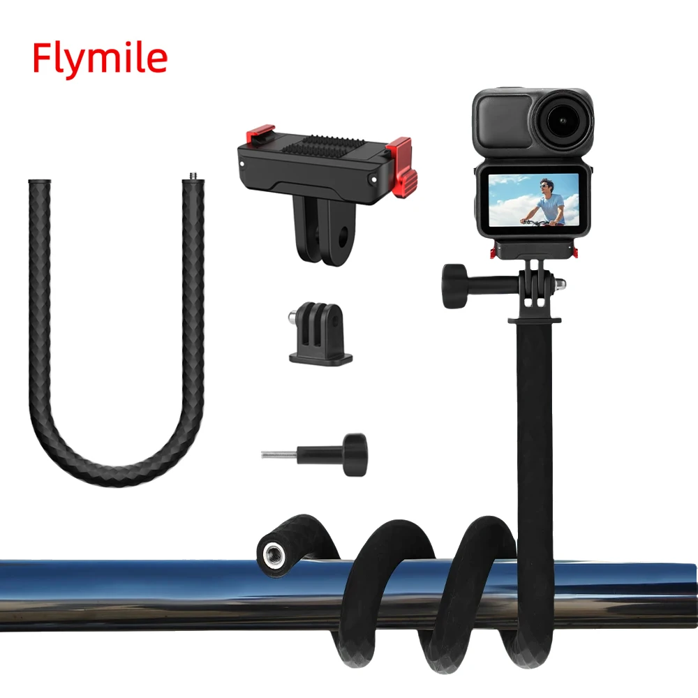 حامل Flymile المرن لملحقات DJI OSMO NANO عصا سيلفي معقوفة قابلة للتعديل مع قاعدة تحرير سريعة للتصوير الفوتوغرافي