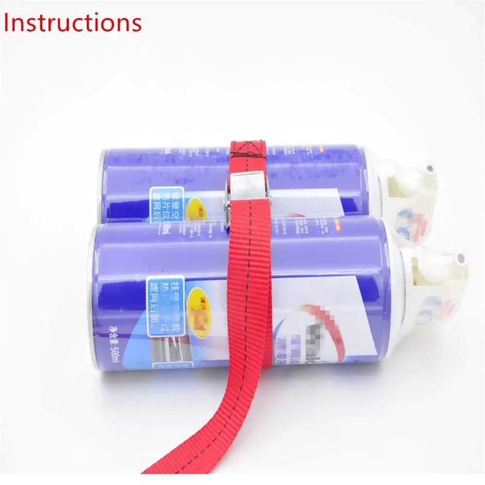 Press buckle strap with luggage fixed strap with goods tightening belt packing rope tightening belt 25MM 10 meters