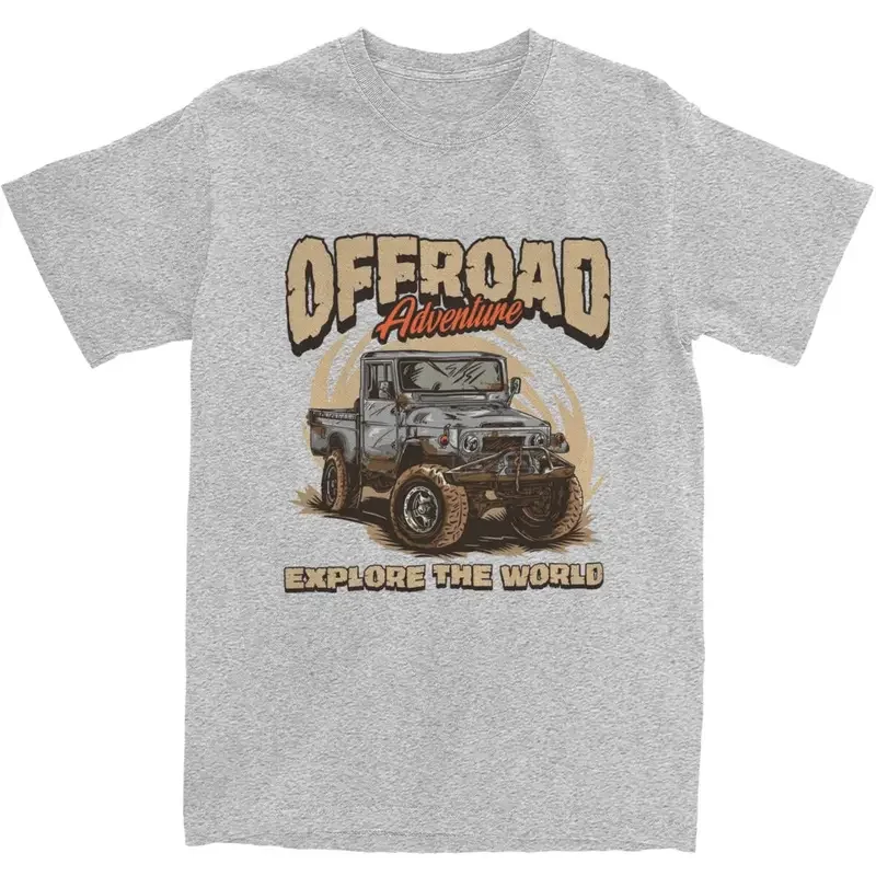 Men Women's Land Cruiser FJ45 Truck Graphic T Shirt Apparel Funny Cotton Vintage Landcruiser T Shirts Top Tee Clothes Printed