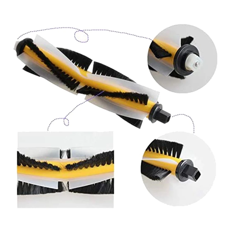 فرشاة رئيسية فرشاة جانبية ممسحة خرقة فلتر Hepa إكسسوارات قطع غيار لـ Proscenic 780T 790T جهاز آلي لتنظيف الأتربة