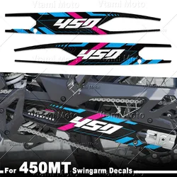 Motorcycle Swingarm Sticker Rotating Shaft Protection Decal For CFMoto CF Moto 450 MT 450MT 2024 2025