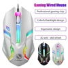 Limei S1 E Sports LED Luminous Backlit Wired Mouse USB Wired For Desktop Laptop Mute Office Computer Gaming Mouse 1