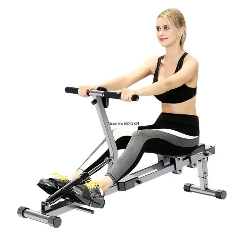 

Home Fitness Foldable Rowing Machine Adjustable Resistance Home Gym Rowing Exercise Fitness Equipment