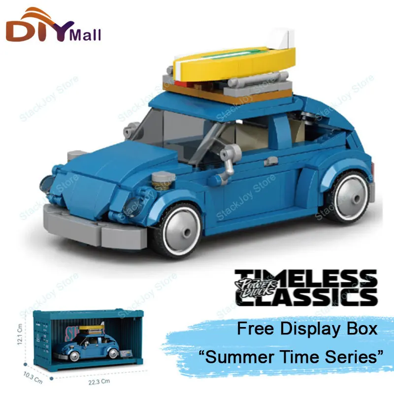 

Technical Car Creative Beetle Car Model Summer Time Series Bricks Assembly Toys Decorations For Kids Birthday Gifts MOC