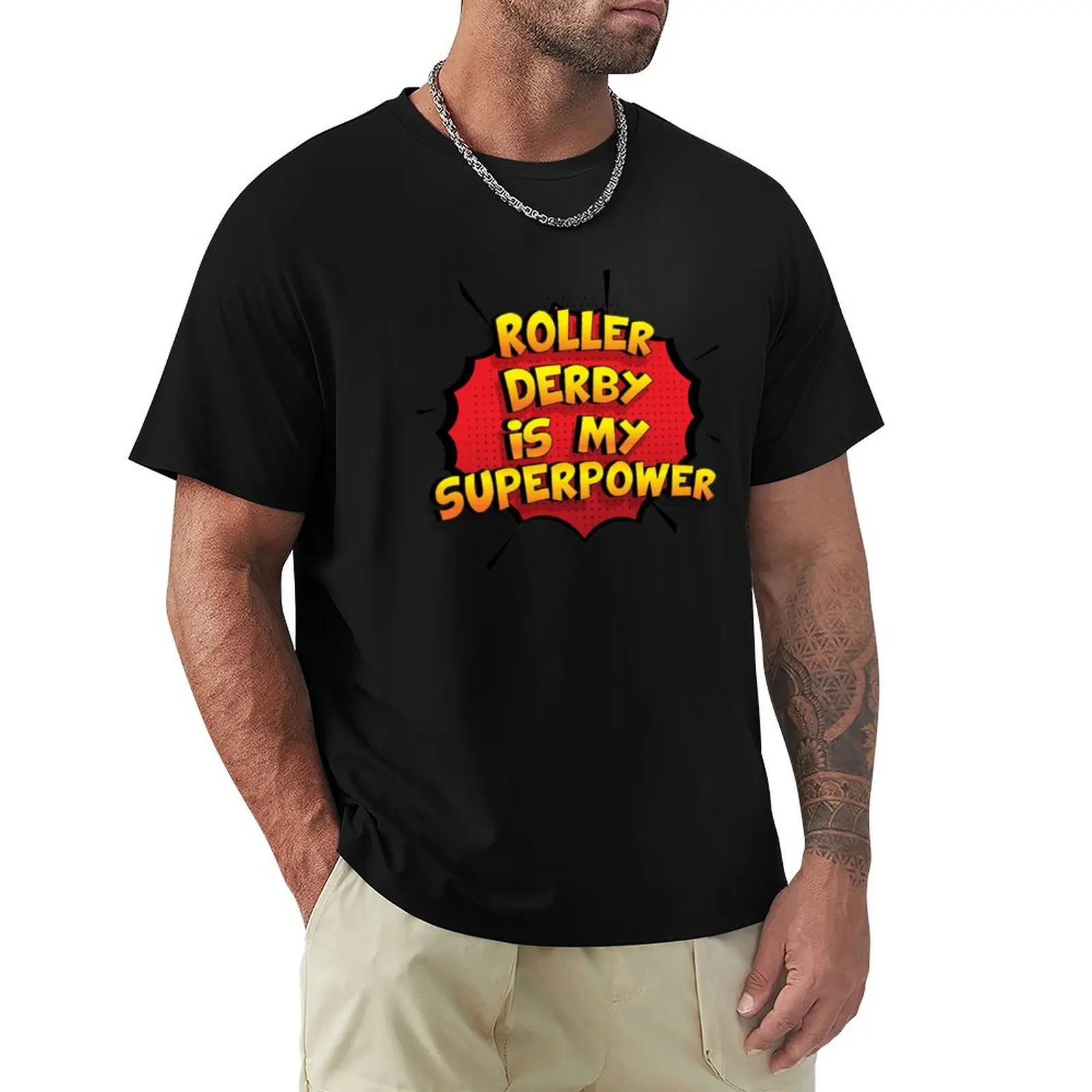 Camiseta con diseño divertido de Roller Derby, camiseta festiva y sencilla, regalo de Roller Derby, diseño divertido de Roller Derby