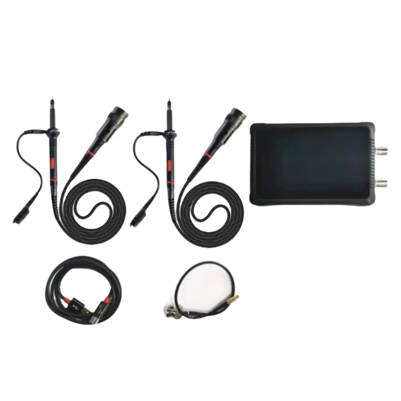 Osiloskop Genggam DSCope DSTouch 2CH Baru 4.3 Inci Layar Sentuh FPGA + DRAM DS4T252 50MHz 200MSa/s / DS4T1012 200MHz 1GSa/s