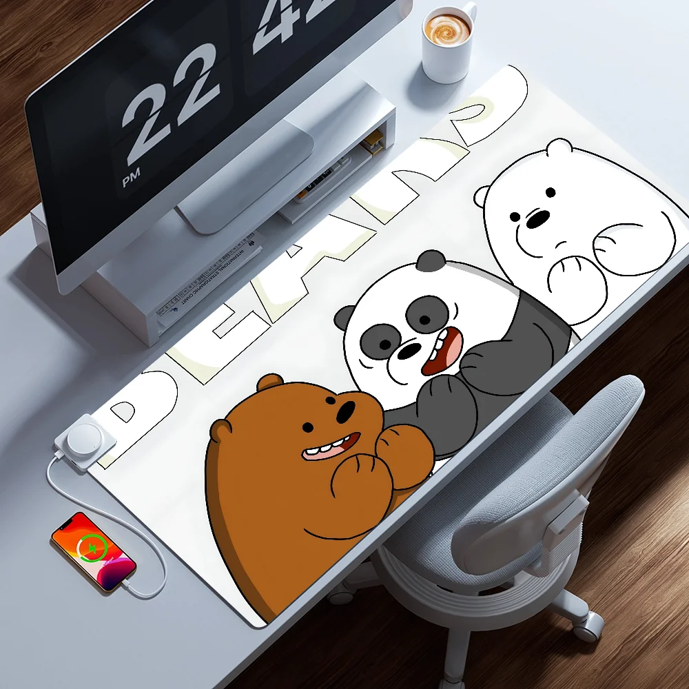 

Funny Anime N-naked B-bear Mousepad Large Computer Gaming Accessories Desk Mats Anti-slip Laptop Soft Mouse Pad