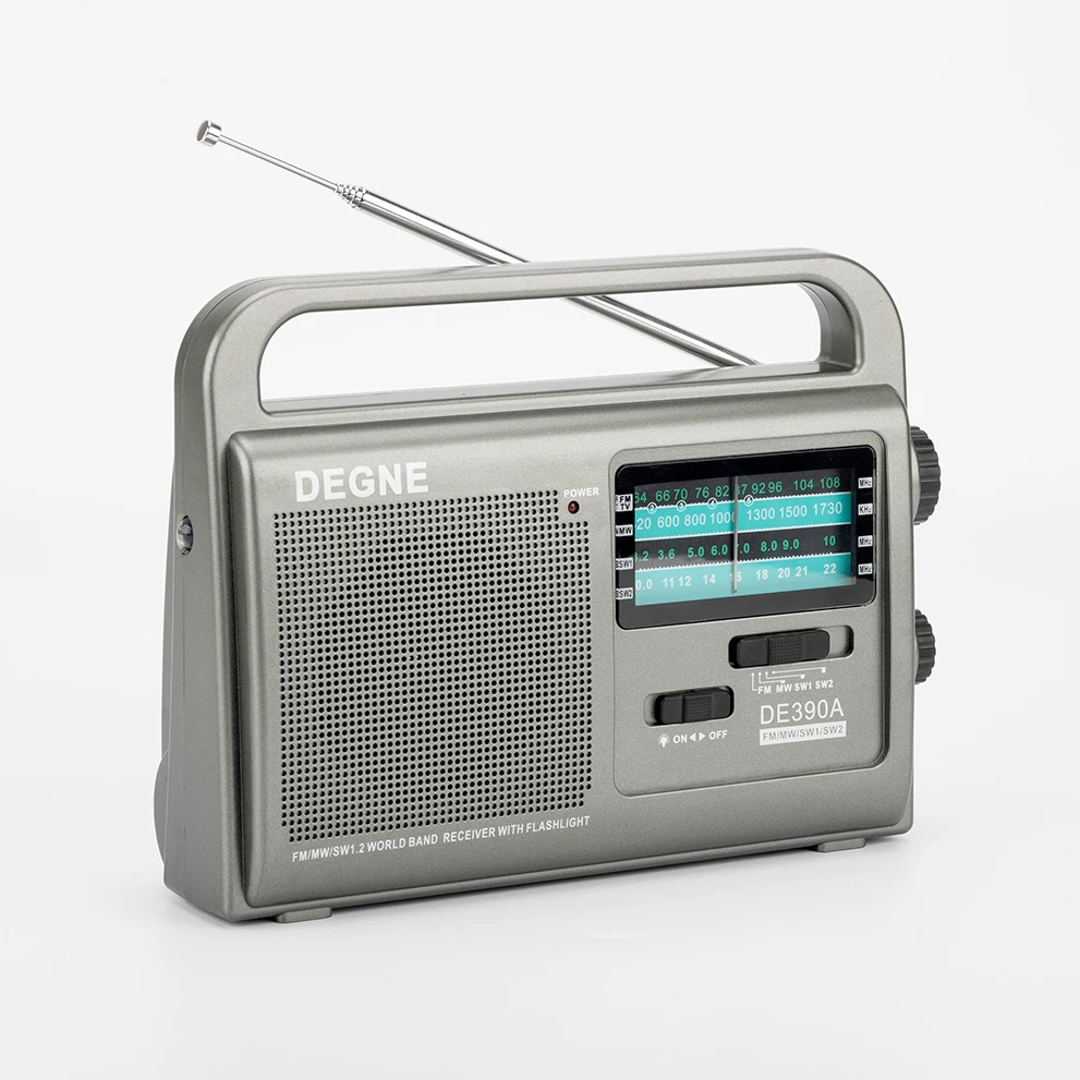 Hot Seller Retro Styled Radio in the UK for Outdoor Camping & Hiking with Convenient Battery Operation & Clock Function