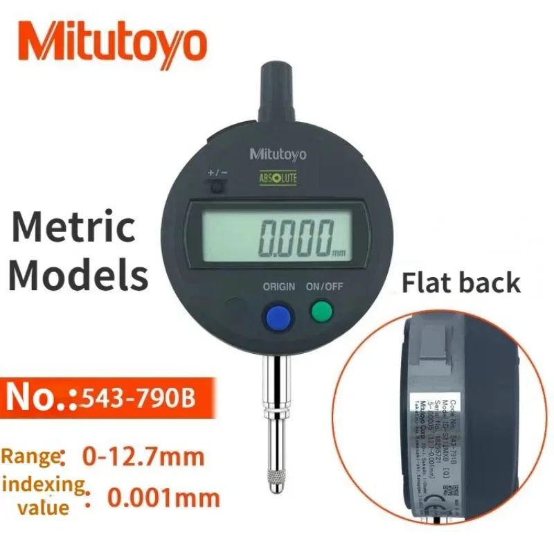 Mitutoyo Original Digital Micrometer 543-790 Range 0-12.7mm 0.001mm Highly Accurate Micrometer Accurate Measurement Robustness