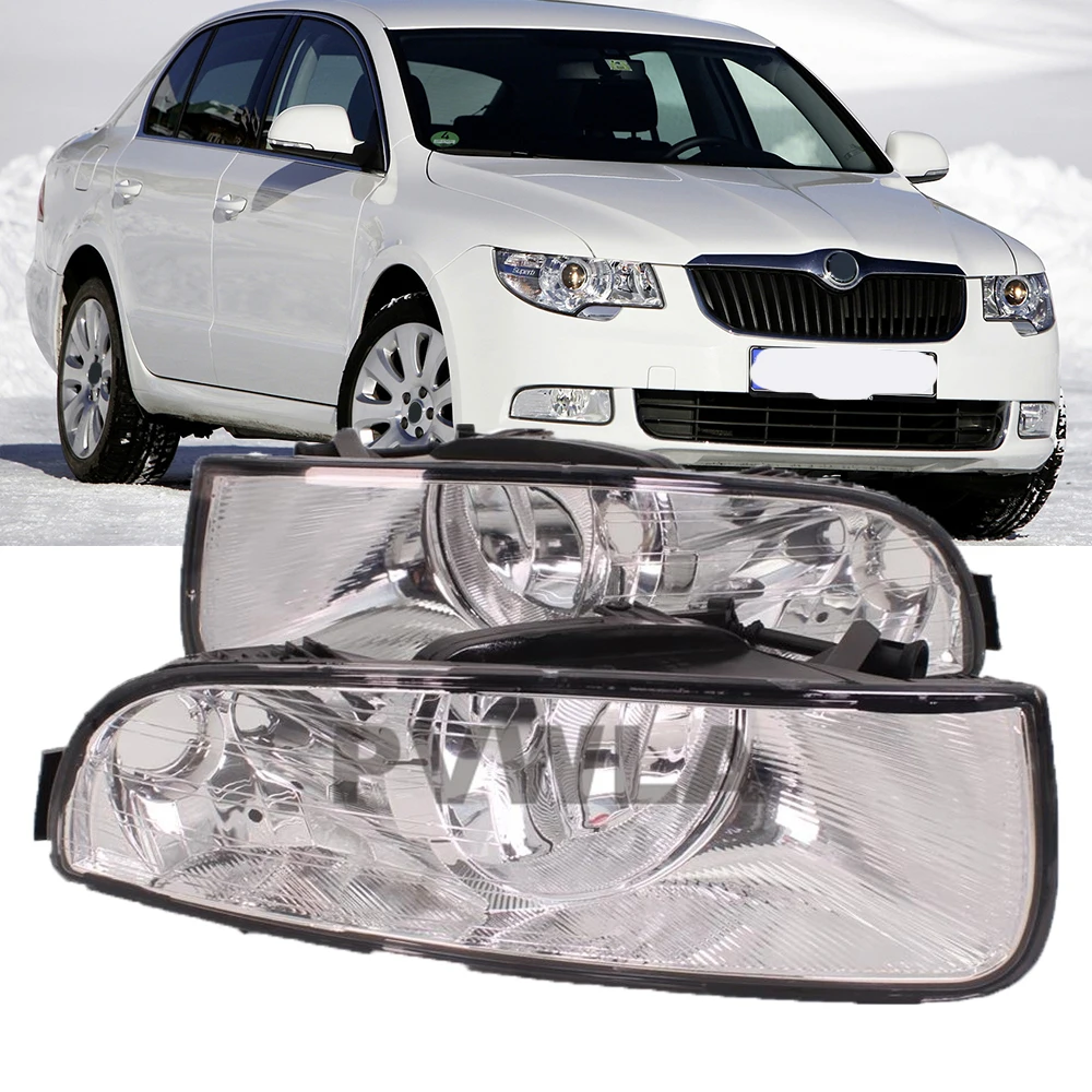 

Для Skoda Superb Sedan & Wagon 2008 2009 2010 2011 2012 2013 автомобильный Стайлинг передний бампер противотумансветильник фара без лампочек