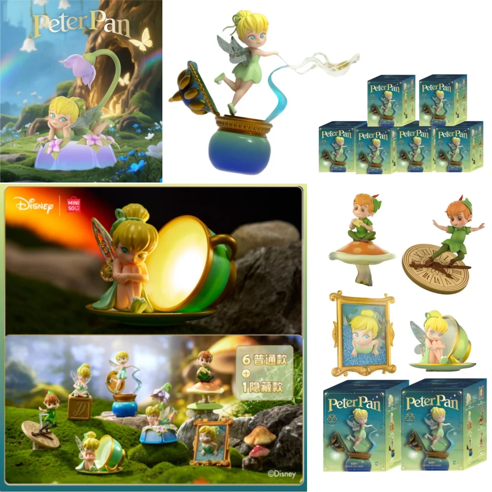 

New Peter Pan Series Blind Box Plush Action Figure Toys Cute Cartoon Anime Peripheral Blind Box Collection Keychains