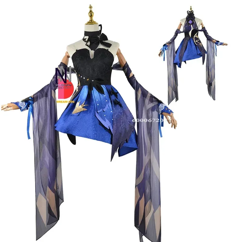 DY20Genshin Impact jeu Keqing nouvelle peau Cosplay Costume uniforme perruque Style chinois Halloween opulent Splendor tenue ensemble complet Fas