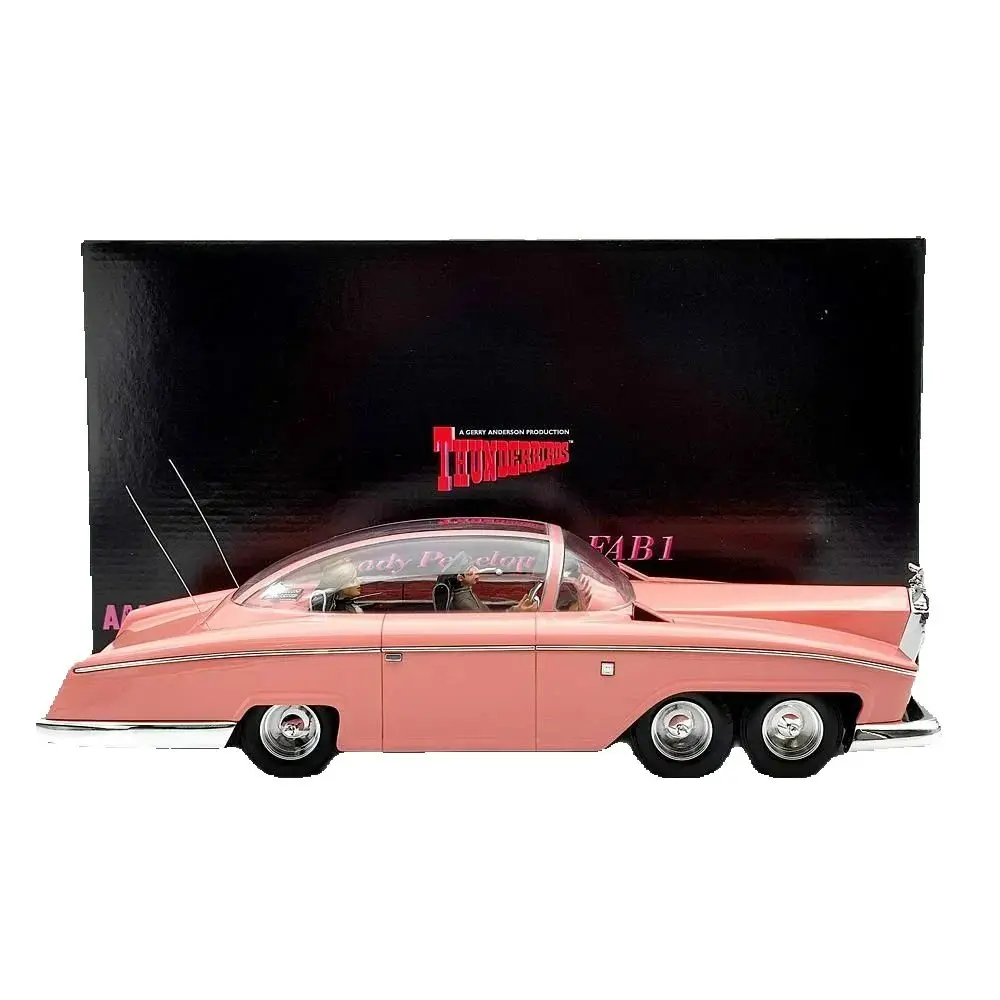 

RARE AMIE 1/18 Lady Penelope's Thunderbirds FAB 1 High-End Resin Car Models Toys Miniature Gifts Collection