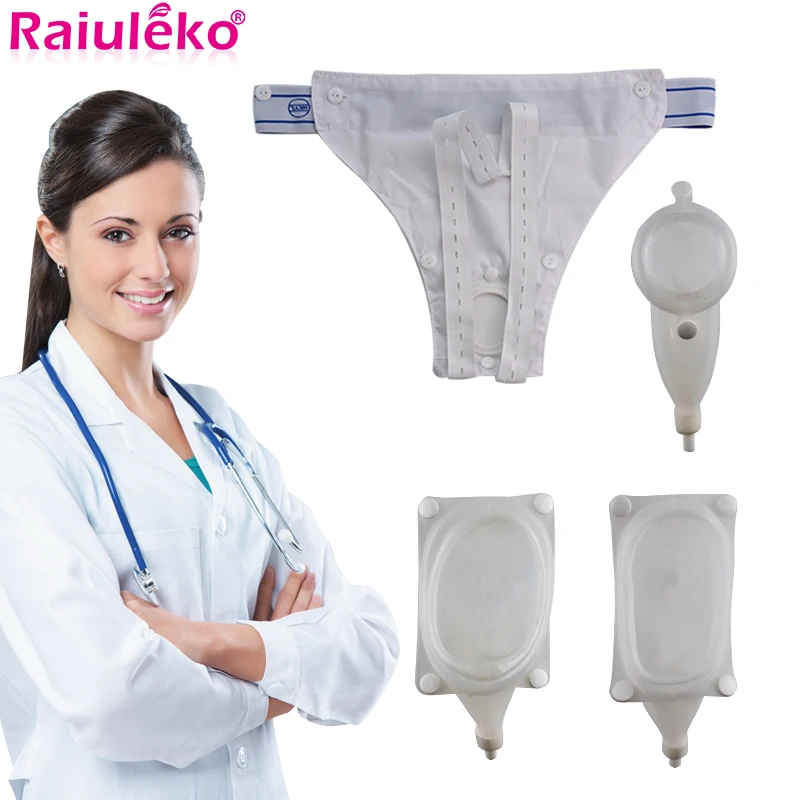Urine Collector Hypo-allergenic Silicone Adults Urinal Urine Incontinence Catheter Bags for Elderly Men Women Male Female Toilet