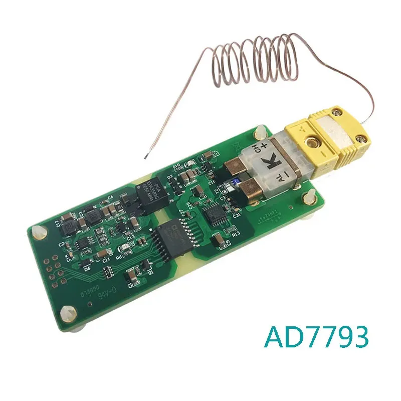 AD7793 High Precision K-Type Thermocouple Temperature Measurement Module with PT100 Cold Junction Compensation Isolated SPI