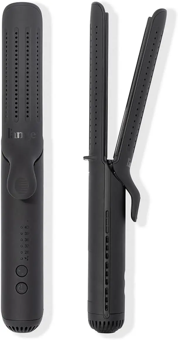 

2-in-1 Curling Wand & Titanium Flat Iron Hair Straightener | Professional Hair