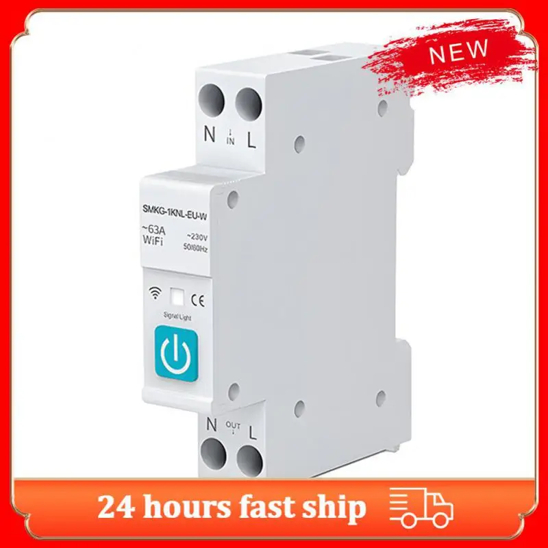 

Wifi Circuit Breaker Smart With Metering Remote Control Remote App Breaker Smart Circuit Breaker Circuit Breaker