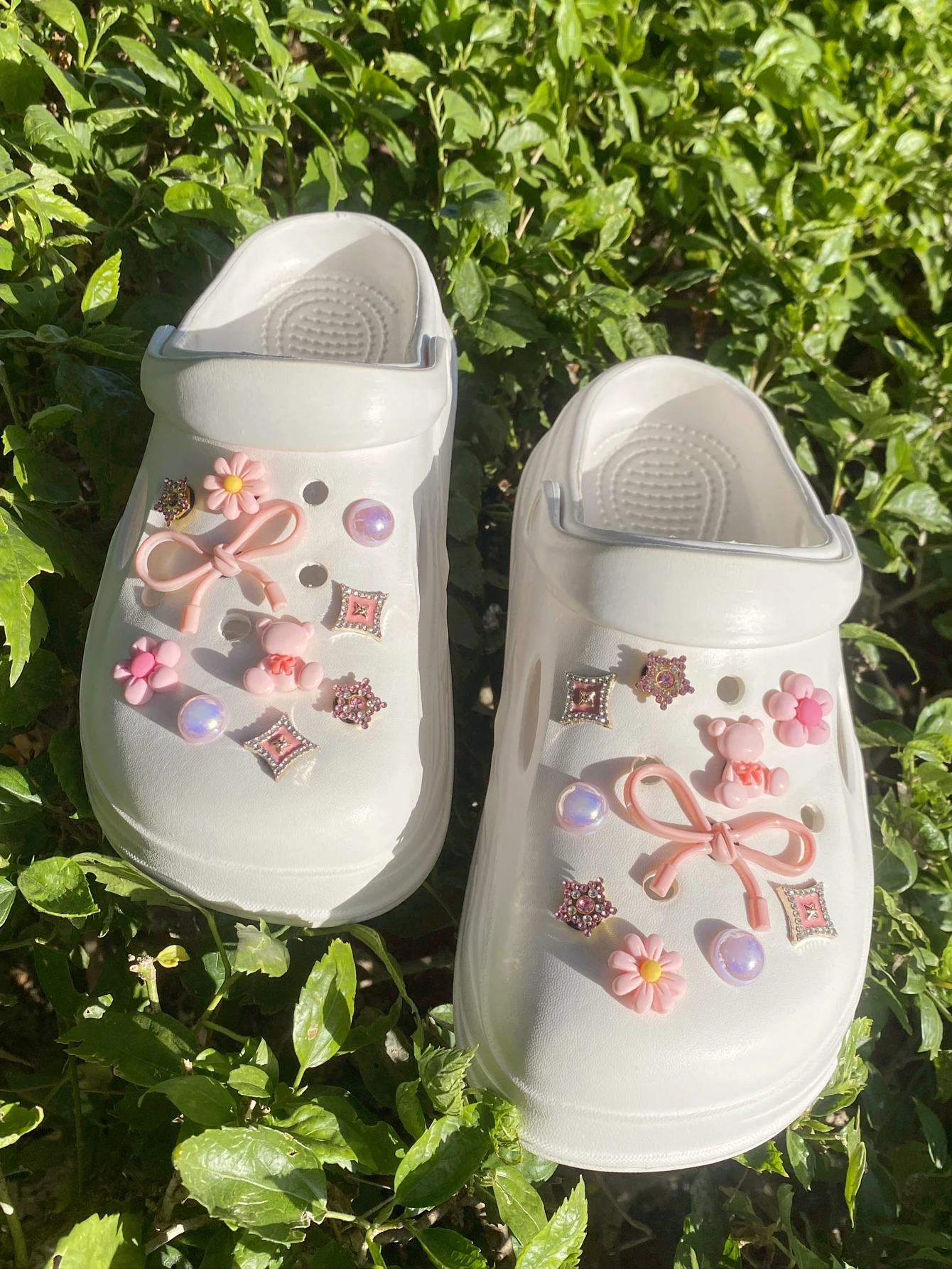 20 قطعة من أحذية القوس التيدي بير لإكسسوارات الديكور DIY، نمط أحذية شخصي مثير للاهتمام ومتعدد الوظائف #5