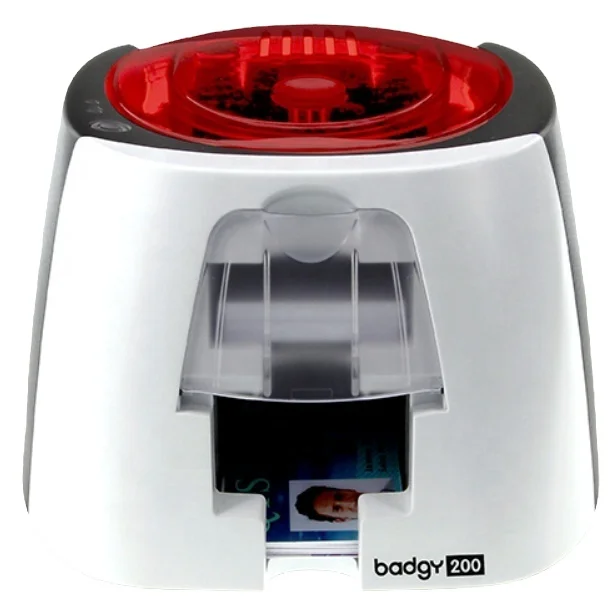 

Best selling Color Sublimation plastic PVC ID Card Printer Evolis Badgy200 Single Side