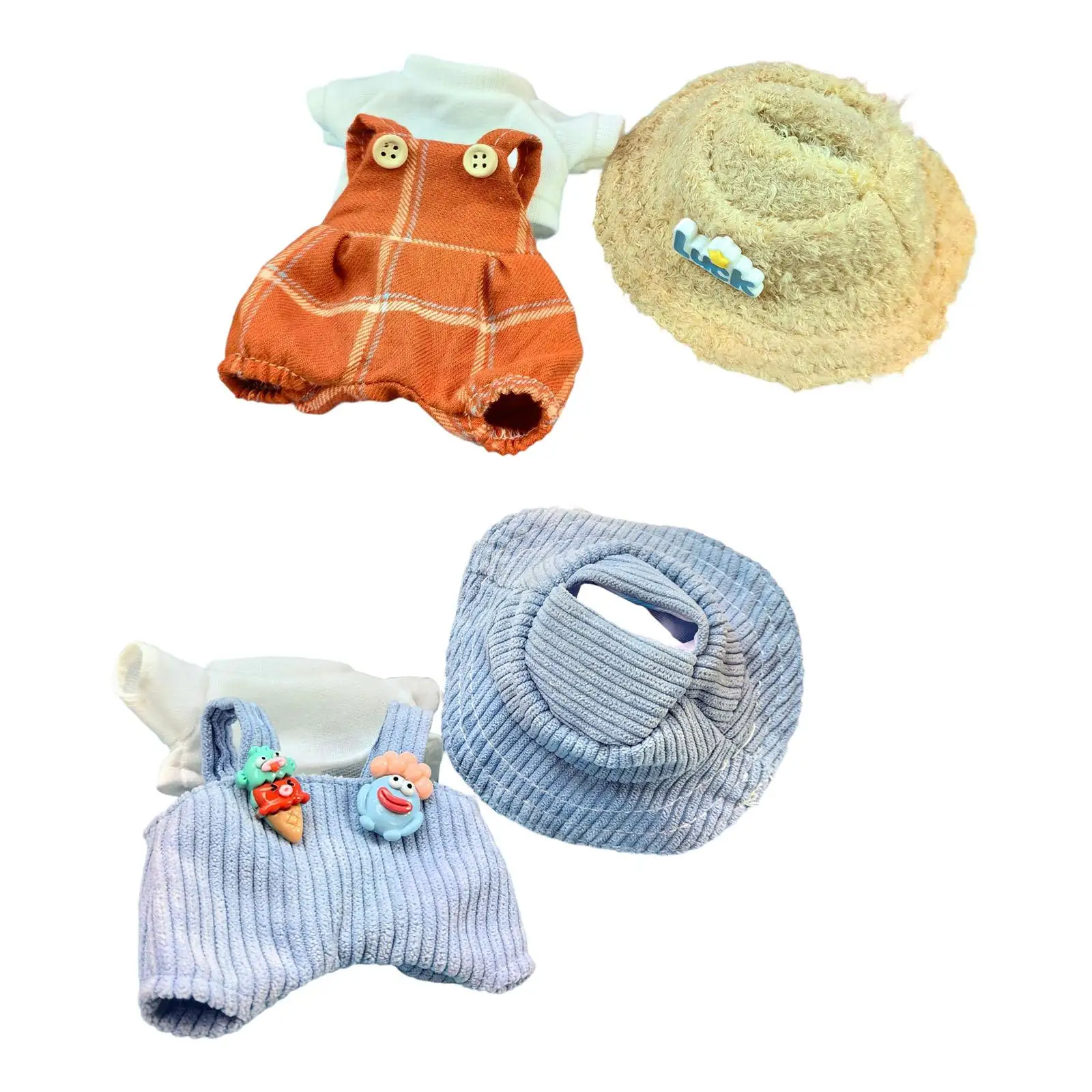 

Plush Doll Clothes for 15cm Soft Stuffed Plush Accessories Plush Toy Clothes