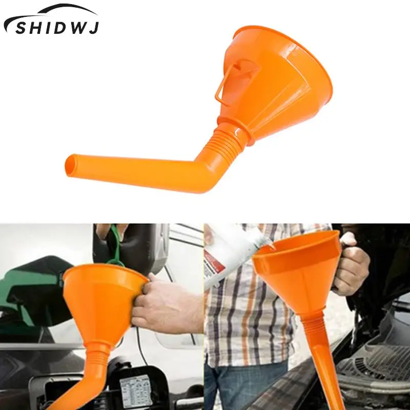 

Universal Plastic Car Motorcycle Refueling Gasoline Engine Oil Funnel With Filter Fluid Change Filling Transfer Tool Automotive