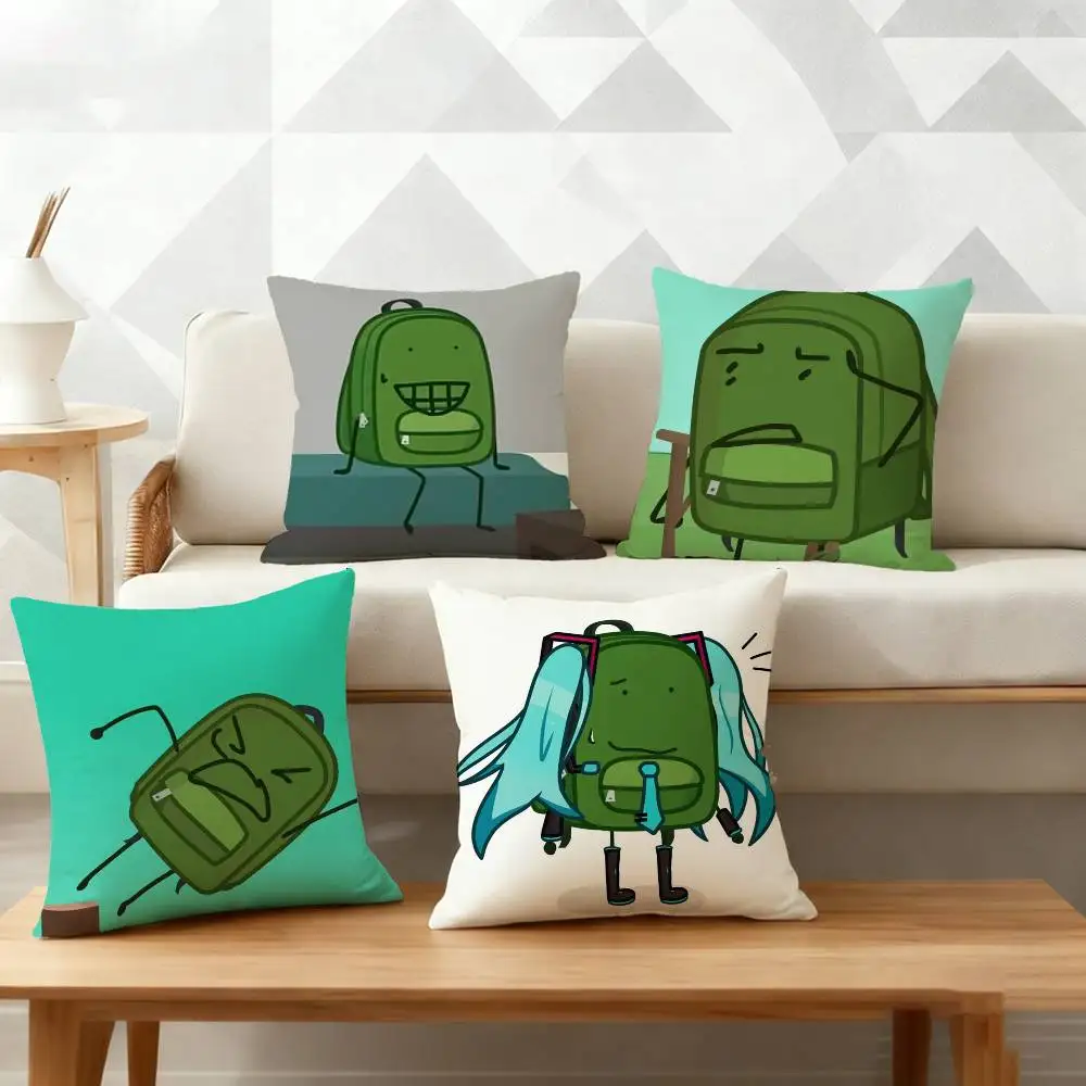

BFDI Kawaii Liam Pillow Case Pattern Printed Pillowcase For Living Room Sofa Cushion Cover