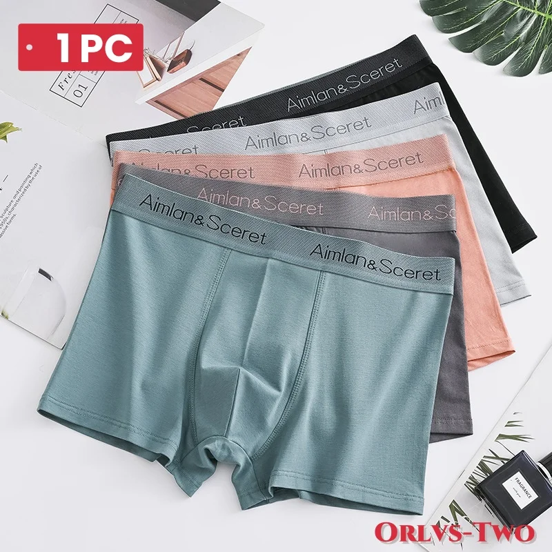 3/4 PCS Fashion Men Underpants Cotton Sports Boxer Shorts Soft Men\'s Panties Plus Size Panties Underwear Gift Luxury Underwears