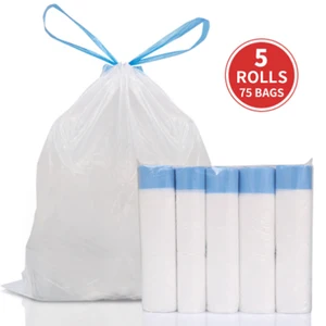 Bolsa de basura con cordón de dibujo para el hogar desechable transparente bolsita de basura dormitorio de cocina Utilice una selección de tres tamaños 10 mejores bolsas de basura de ventas - №10