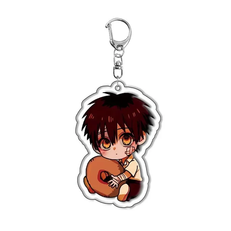 Hanako kun Anime Acrylic Keychain Yugi Amane Minamoto Kou Yashiro Nene Aoi Akane Cosplay Figure Pendant Bag Collection Keyring