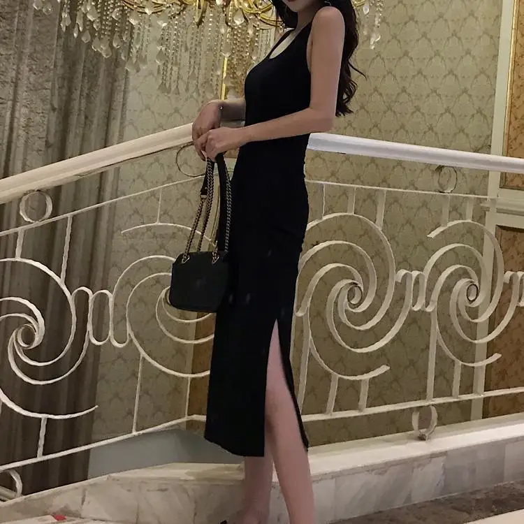 Dresses Women Satin Mermaid Drawstring Pleated Maxi Skirt Banquet Dinner Minimalist Slim Lustrous Shiny Formal Dressing 2025