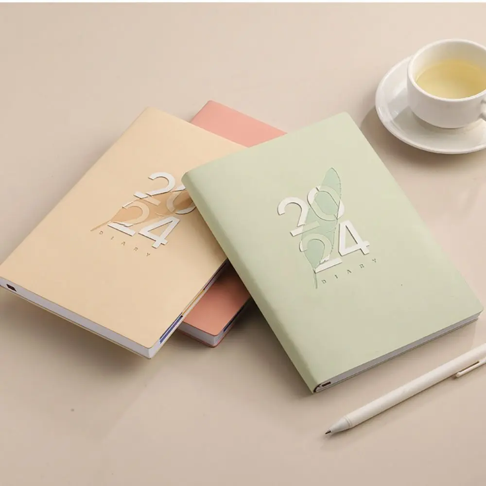 365 Days A5 Time Management Notepad Lock wire Feathers Schedule Organizer Candy Color To Do List Agenda Notebook Weekly Planner