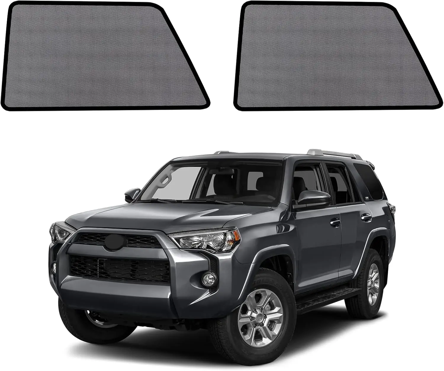 

Солнцезащитные шторки для окон автомобиля Toyota 4Runner (2011-2023) - задние боковые шторки, защита от УФ-излучения и теплоизоляция для детей, для поездок на дальние расстояния