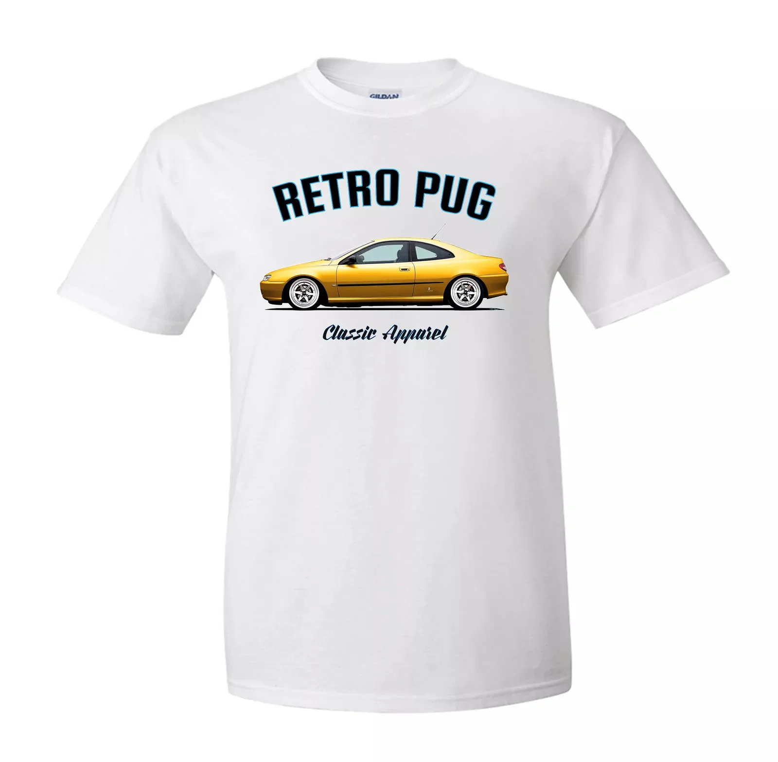 

PEUGEOT 406 COUPE T-shirt. RETRO PUG. CLASSIC CAR. MODIFIED. PININFARINA.