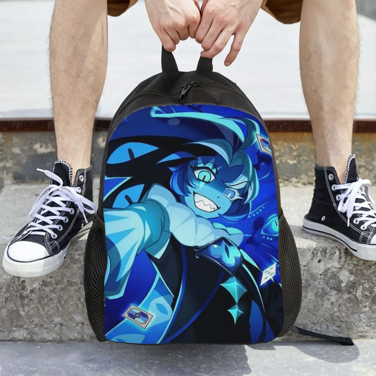 Shadow Milk Cookie Run Kingdom Game Backpack Daypack Large Capacity Boys Girls BookBag School Bag Shoulder Bags for Men Women