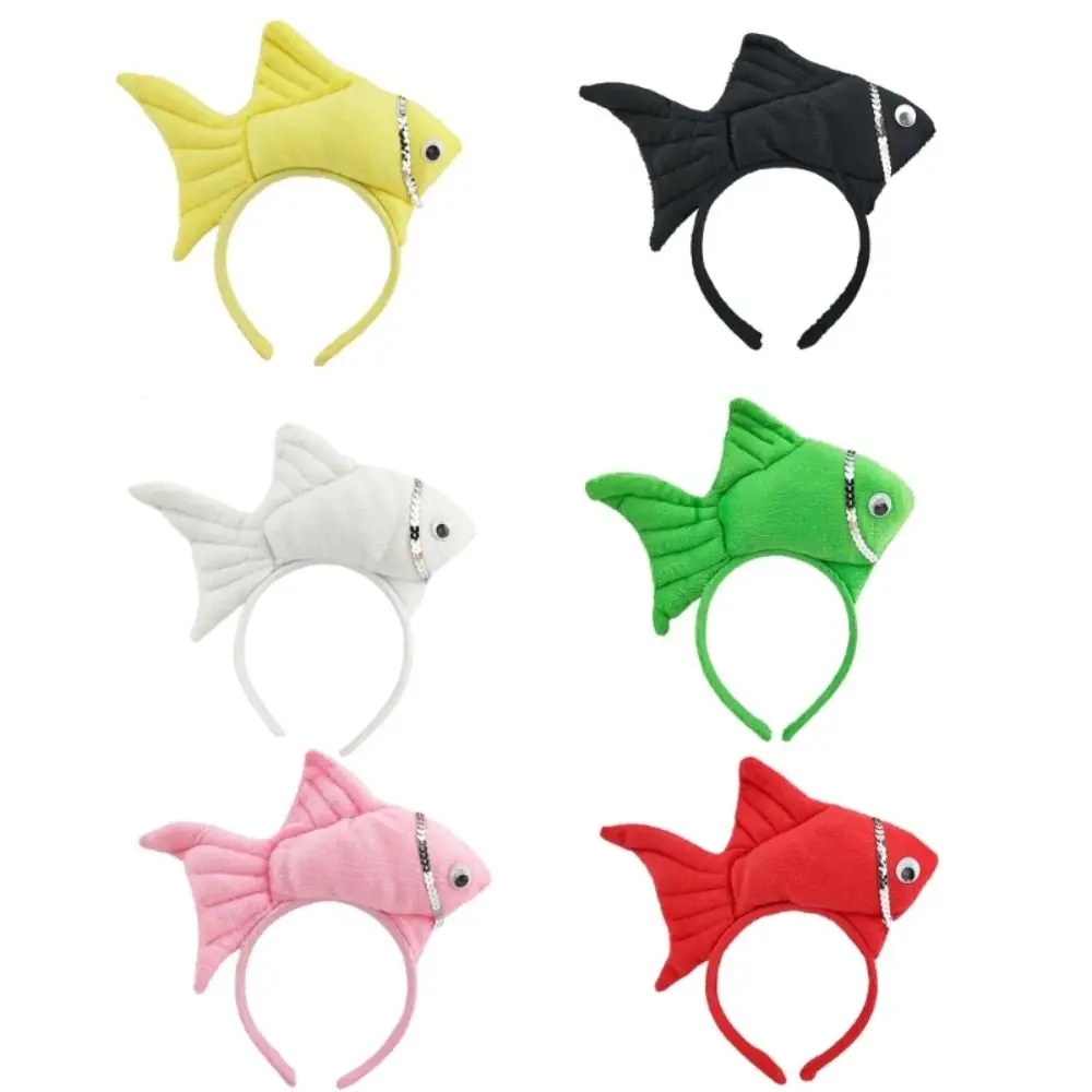

High Quality Multiple Color Fish Headband Fashionable Creatively Cartoon Headband Lovely Fish Shape Hair Hoop Party