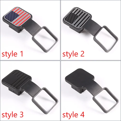 Imagen 2 del producto Gancho para remolque de coche de Gel de sílice, tapón a prueba de polvo, cubierta protectora de boca cuadrada, accesorios de estilo para Ford Maverick 2022-2024