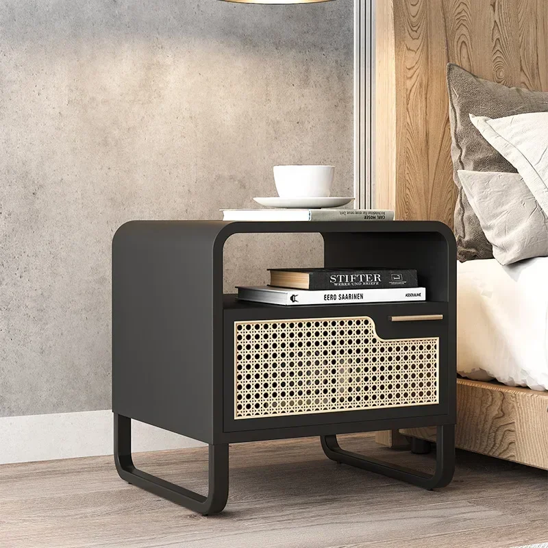 Modern Minimalist Nightstands Simple Small Space Narrow Organizers Side Table Cute Pretty Makeup Table De Home Furniture