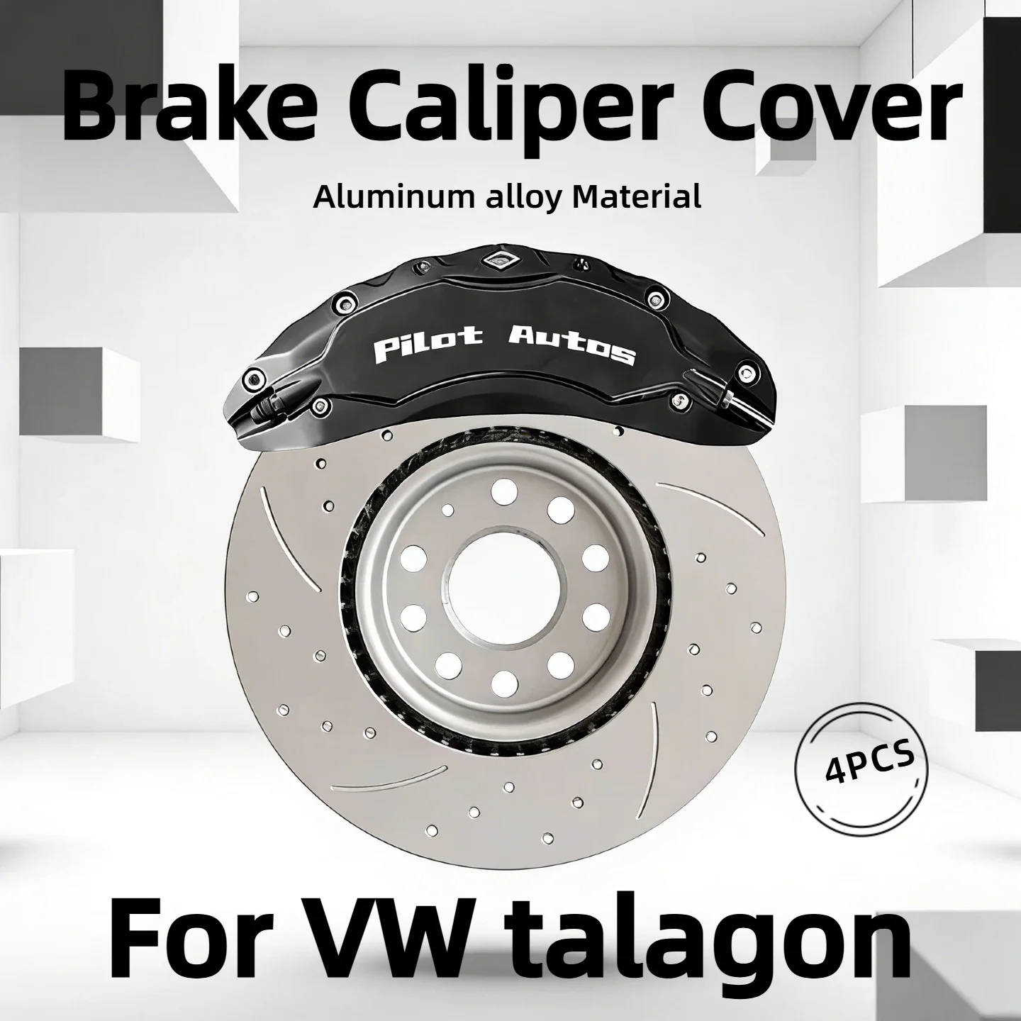 2021-2024 For Volkswagen talagon Car Brake Caliper Cover Aluminum Alloy Front Rear Wheel Modification Exterior Kit