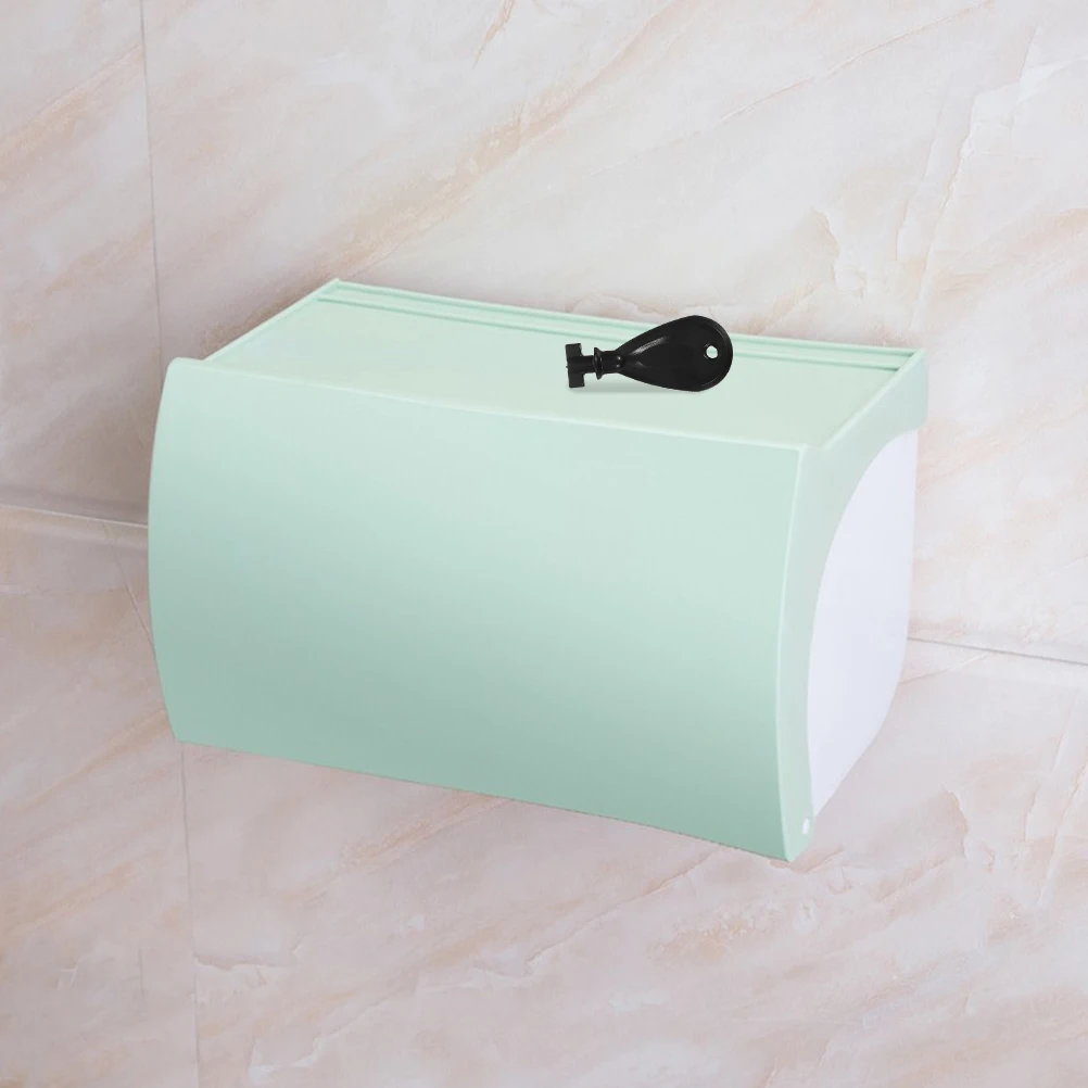 

2pcs Paper Towel Holder Key Tissue Box Dispenser Universal Aluminum Commercial Replacement Fits Most Models Bathroom Facility