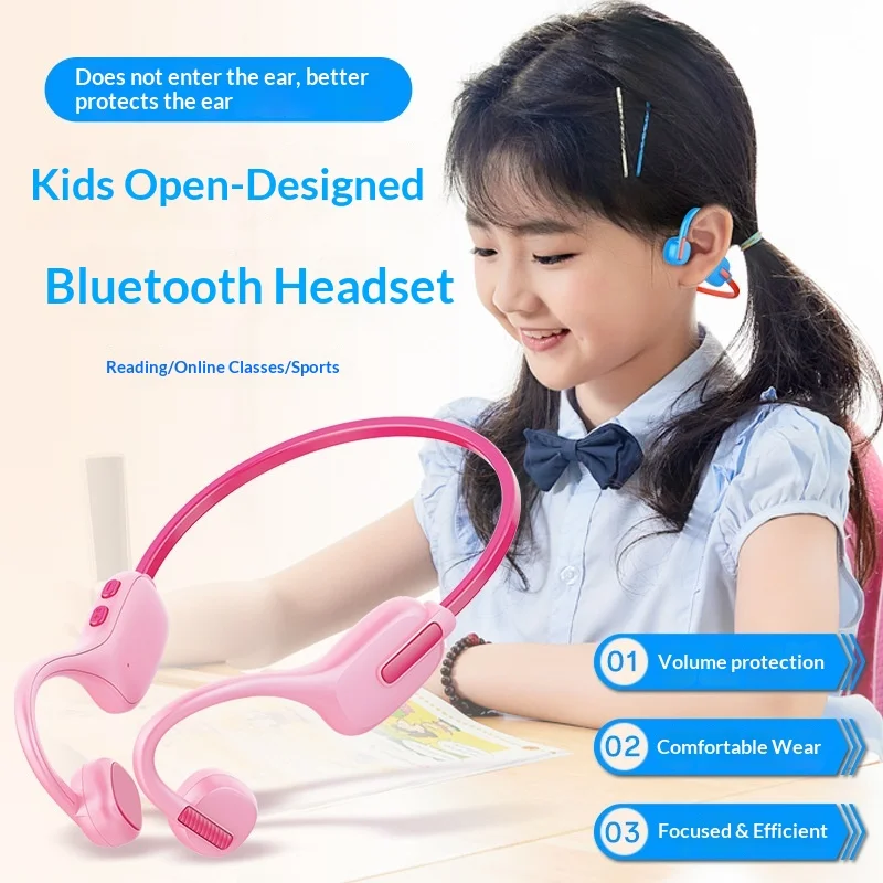 

X12 Children'S Earphones With 8gb Memory Download Reading Headwear Student Bone Conduction Sports Earphones