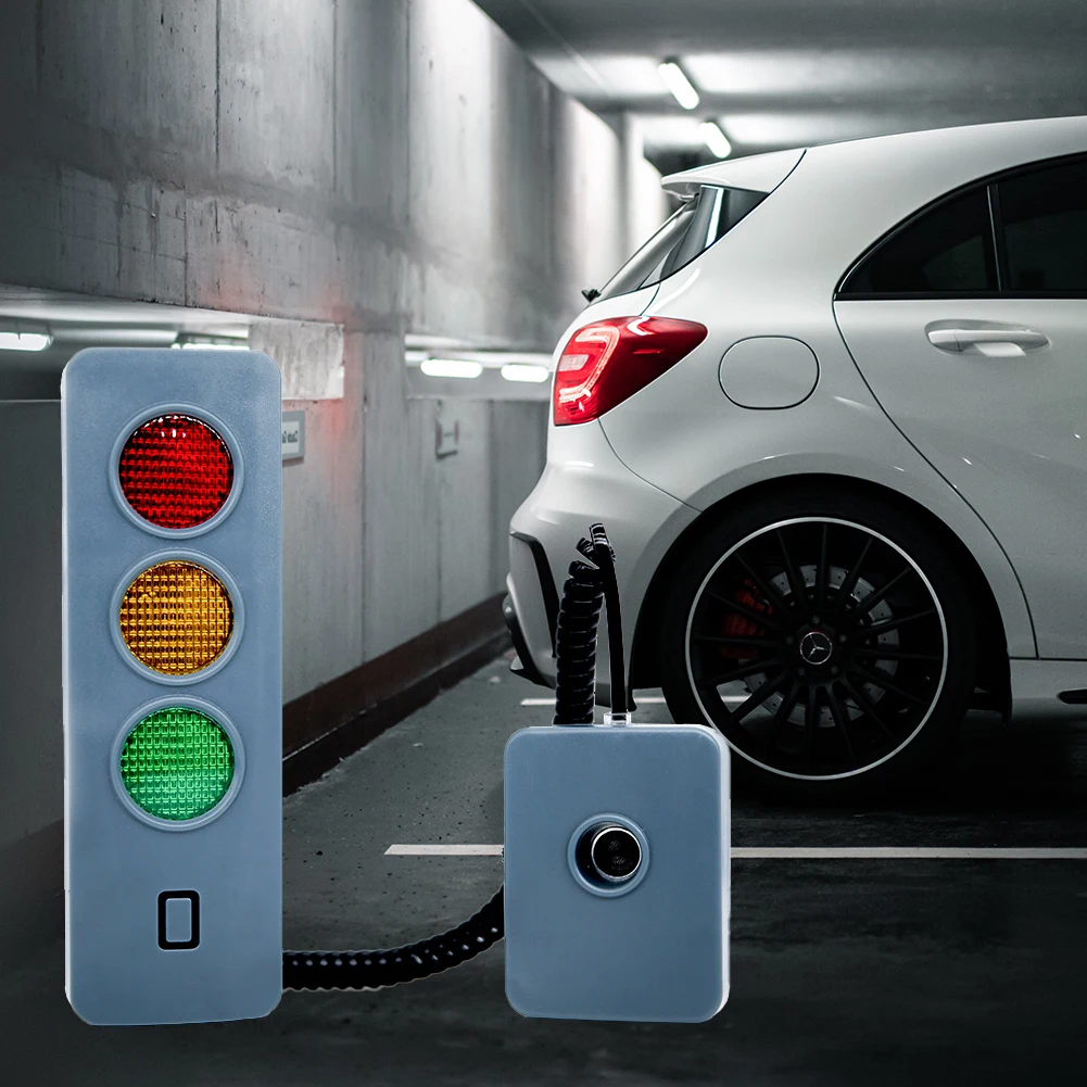 Garage Safe Light Auto Parking System Adjustable Garage Smart Park Device Parking Warning Alarm Anti Collision Car Guide Sensor