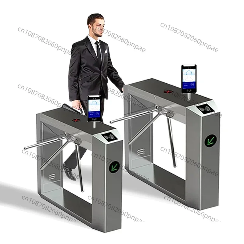 ماسح بصمات الأصابع الأمن Turnstyle Torniquete De Acceso Swing Barrier Speed Gate Turnstile System