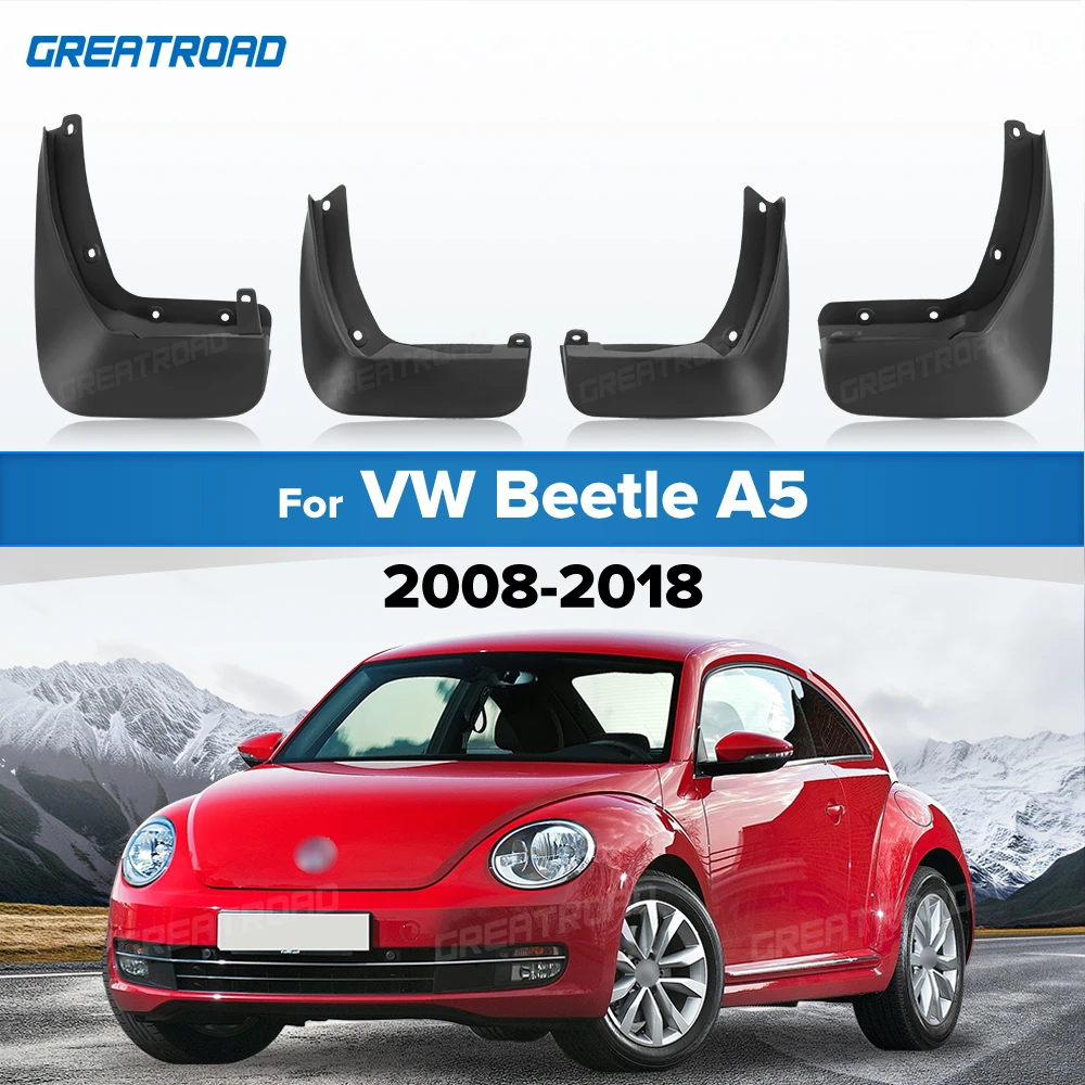 For Volkswagen VW Beetle A5 2008-2018 Fender Mudflaps Splash Guards Mudguards Mud Flaps