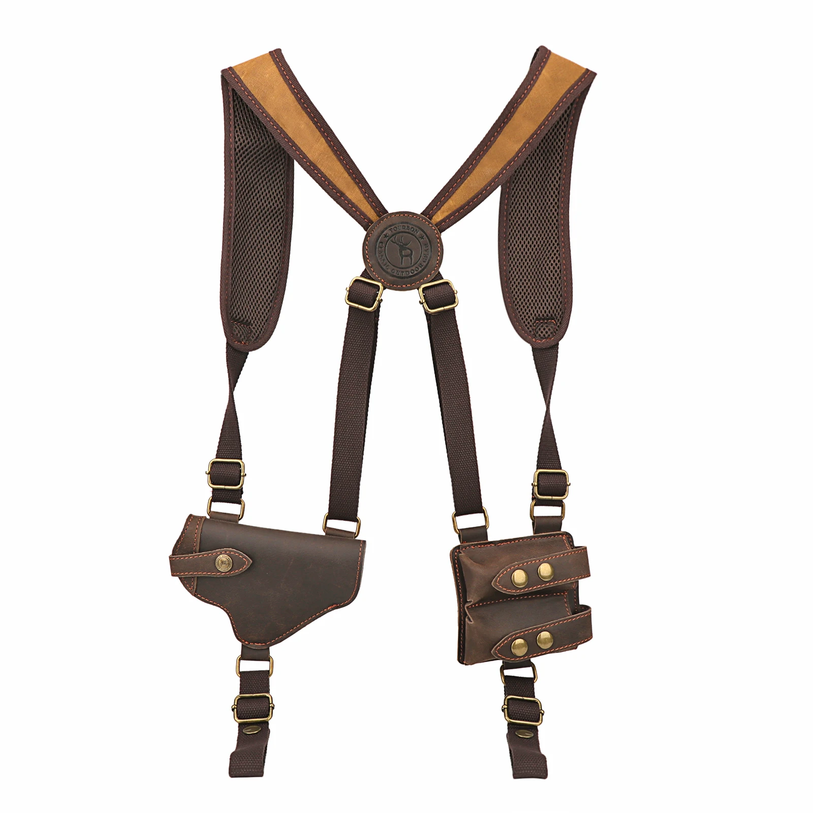 Tourbon – Funda táctica de hombro para pistola con doble cargador - imagen 4