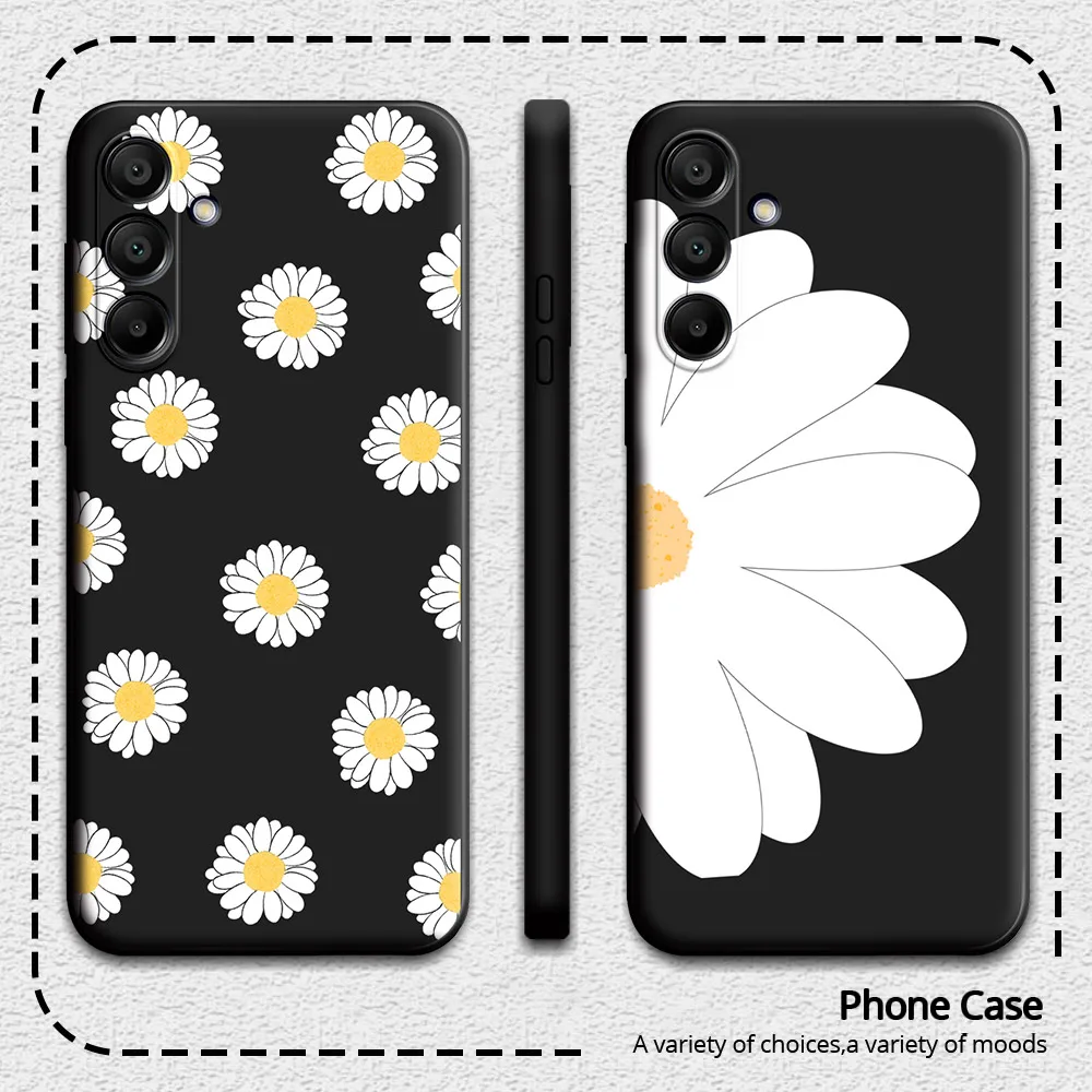 For Samsung Galaxy A16 5G SM-A166E Case Floral Soft Silicone Butterfly Phone Case For SamsungA 16 a16 Phone Cover Protect Fundas